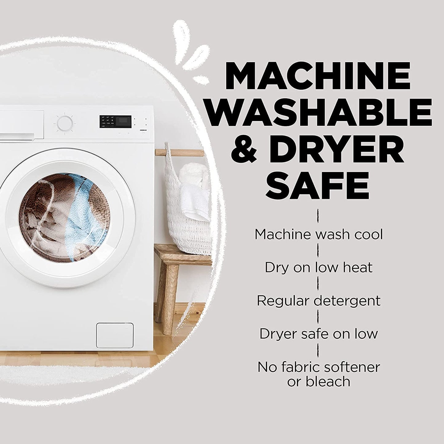 Soggy Doggy Super Shammy Dog Towel - Microfiber Chenille Towel for Drying Dogs and Cleaning Paws - Fast Drying with Hand Pockets for Ease (Gray, 31” X 14”)